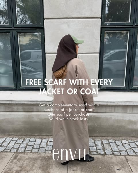 Gratis halsduk med varje jacka