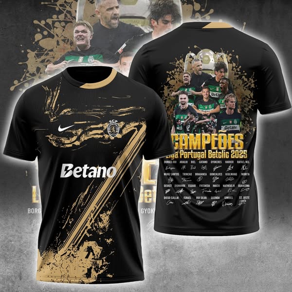 24/25 Back-to-Back Champions | Sporting CP 3D Apparel