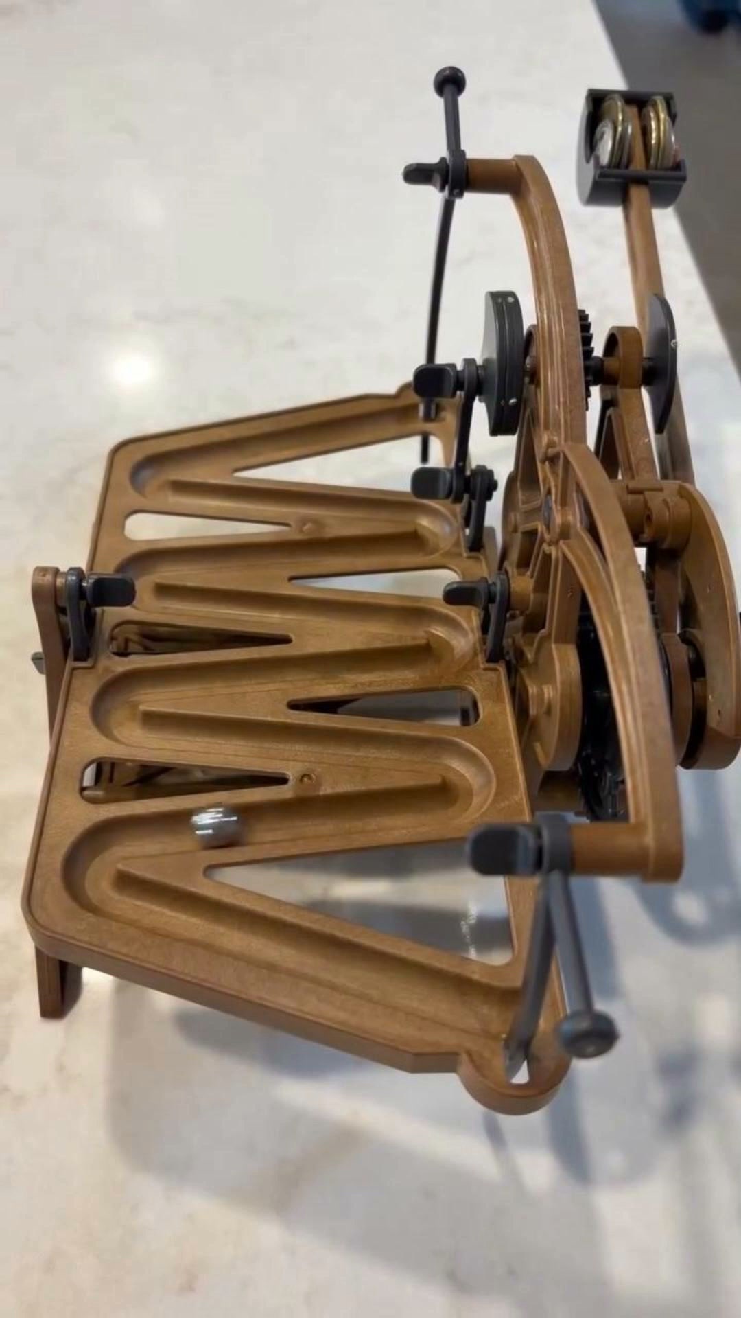 Satisfying Rolling Ball Mechanical Timer No-Glue DIY STEM Model Kit