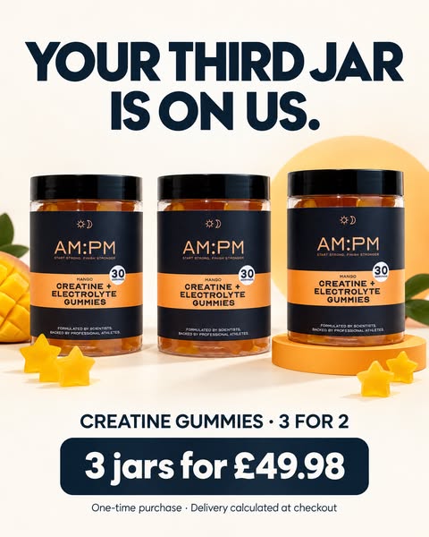 Your third creatine jar is on us