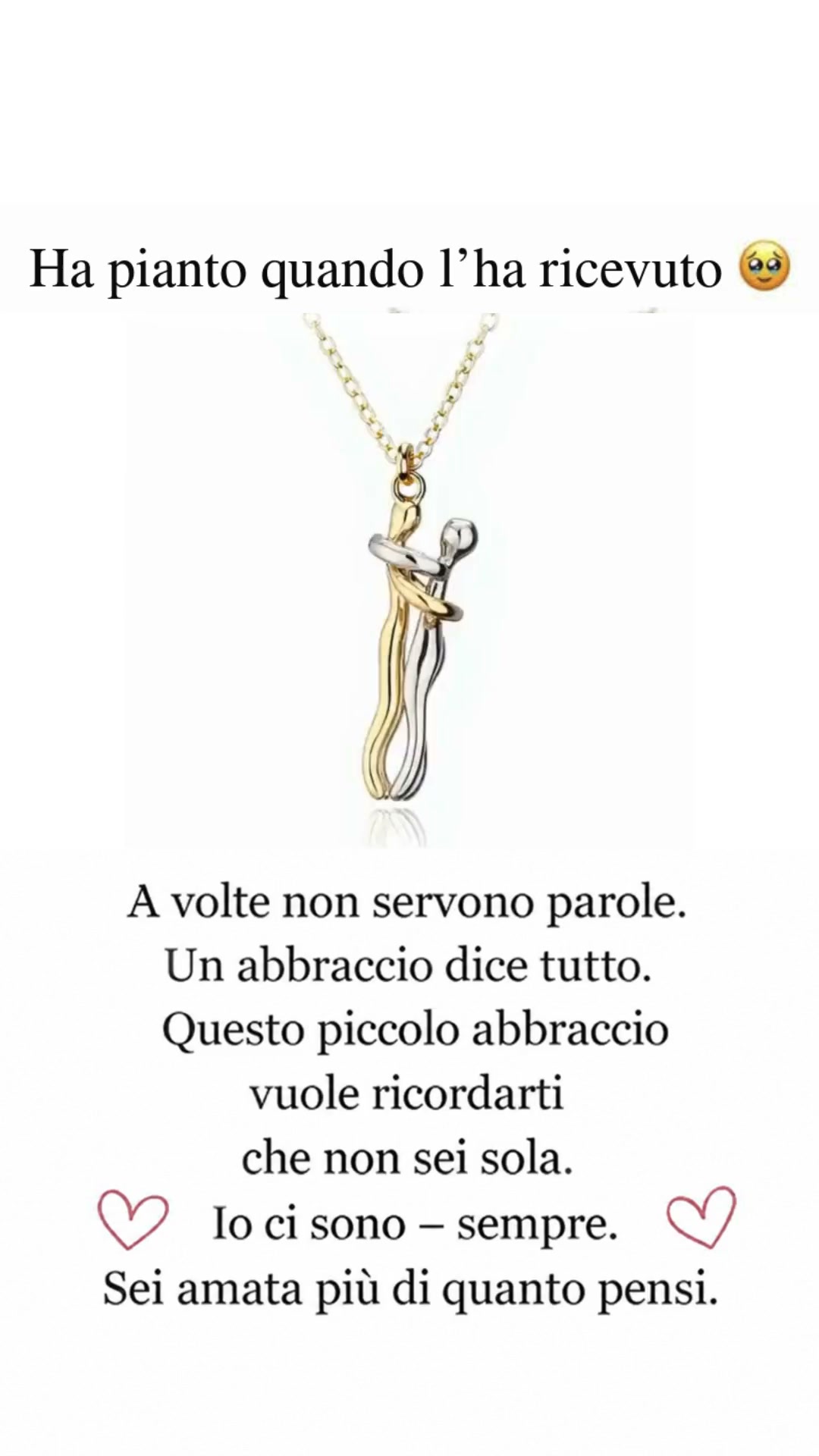 Un abbraccio per sempre