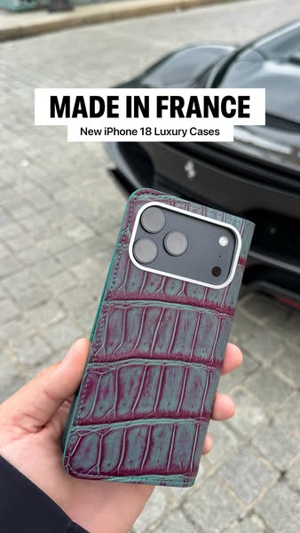 NEW IN: Exclusive iPhone 18 Leather Cases
