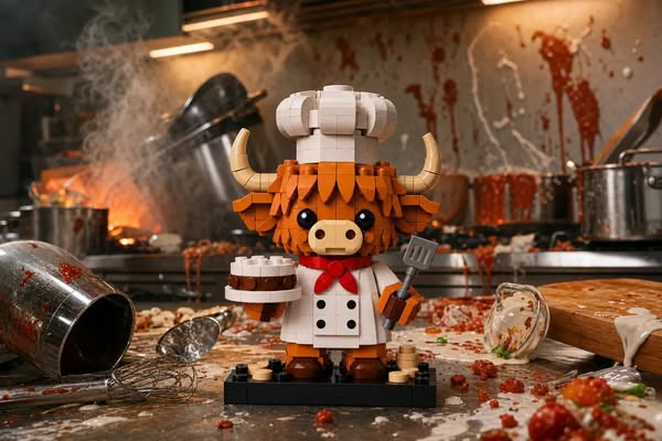 He Takes Baking Very Seriously.