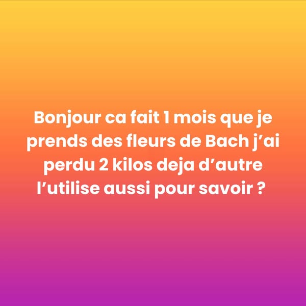 Perdre durablement avec Azur Fleurs de Bach