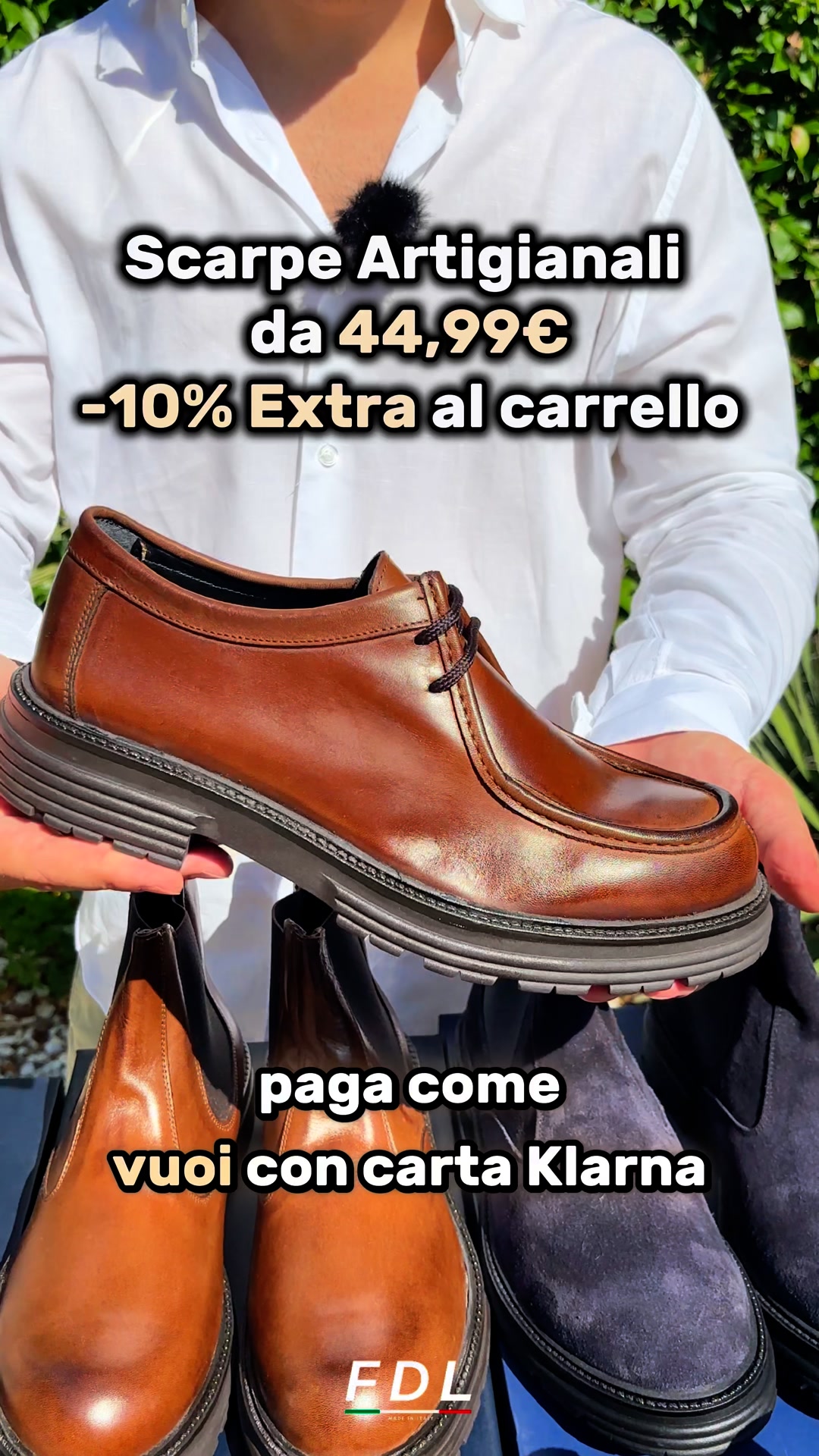 Dal calzaturificio FDL ai tuoi piedi