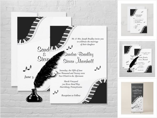 Music Theme Wedding