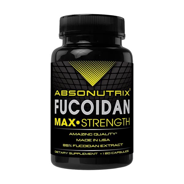 Absonutrix Fucoidan Max Styrke 500 mg | 120 Kapsler | Ekstrakt af brunalger Laminaria japonica fra Atlanterhavet