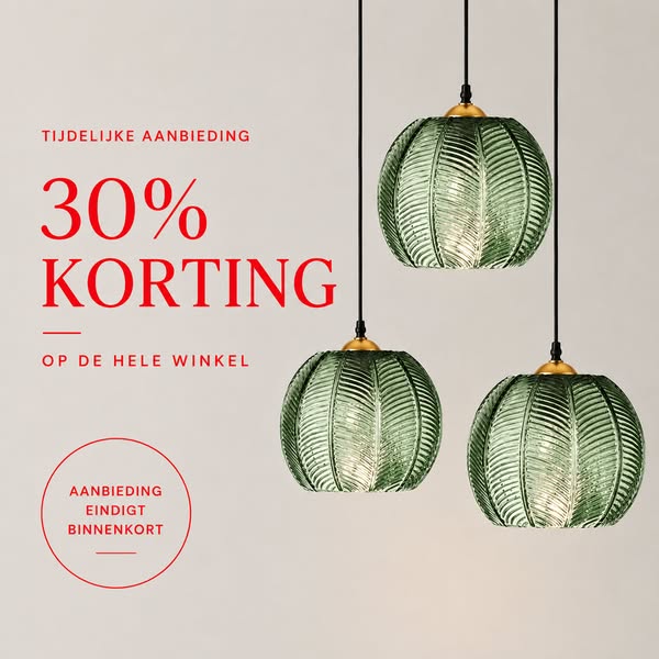 Tot 30% Korting op de Hele Winkel — Tijdelijke Aanbieding!