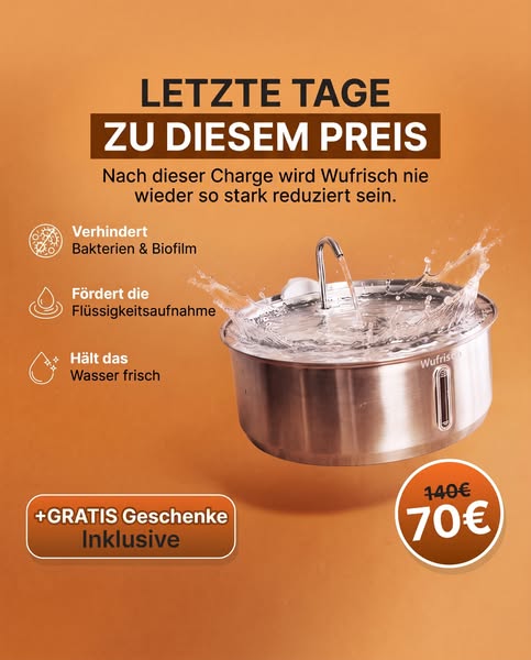 70 € Rabatt + 2 Gratis-Filter