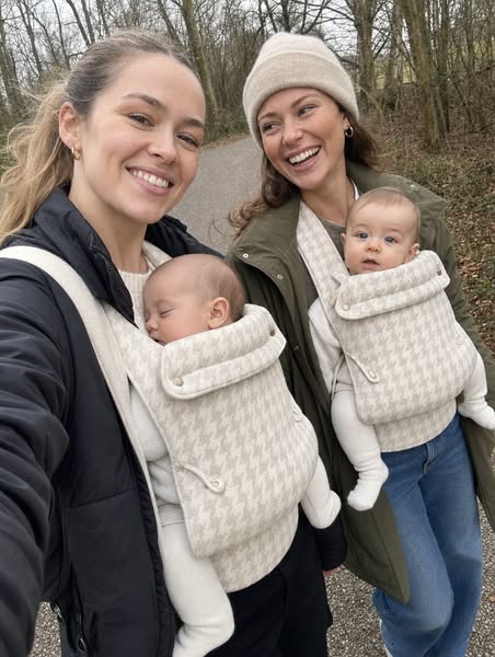 Baby tæt. Hænderne fri