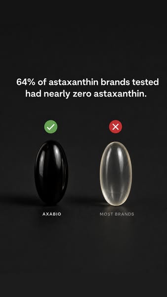 Astaxanthin that's actually there