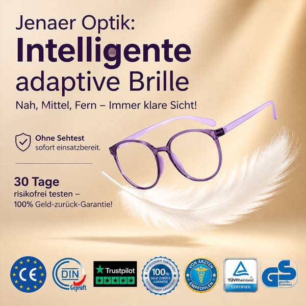 [VON CHARITÉ ENTWICKELT] Die smarte Auto-Fokus-Brille für alle Sehschwächen (0-1000 dpt)!