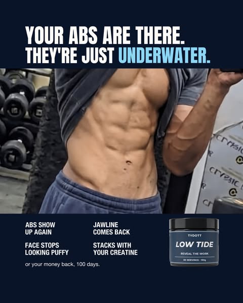 Your abs are there. They're just underwater.