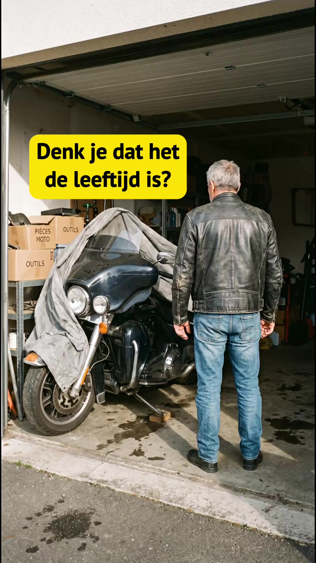 Niet je leeftijd, maar je zadel.