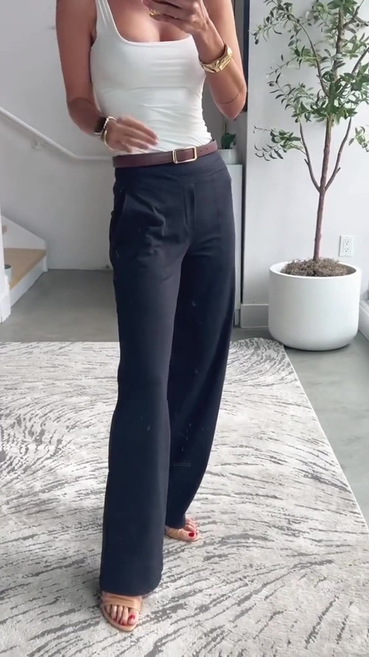 Sommerangebot!Lockere High-Waist Business Casual Hose Yogahose