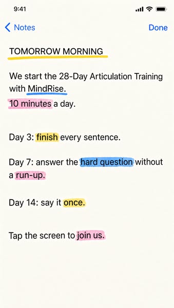 Start Today