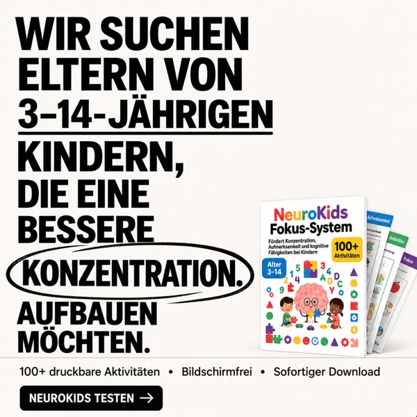 Konzentration spielerisch trainieren