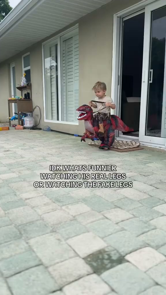DEASIA Inflatable T‑Rex Costume | Glowing Red Eyes Adult Halloween Blow‑Up Suit
