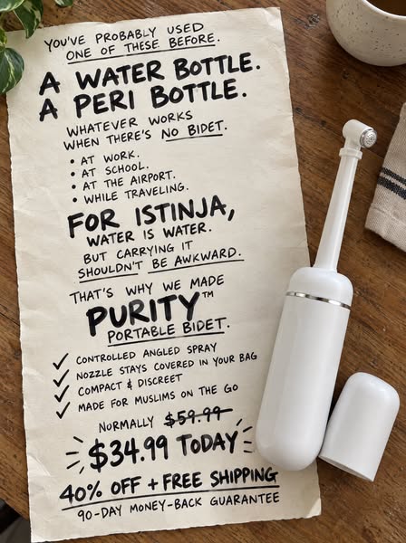 The Portable Bidet Made for Muslims