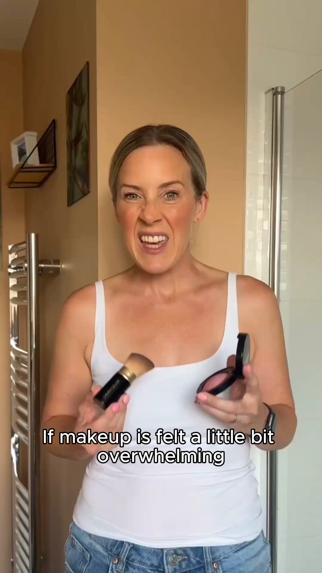 This look is easy-peasy!
