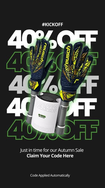 Dry Gear. Less Hassle. Save 40%.