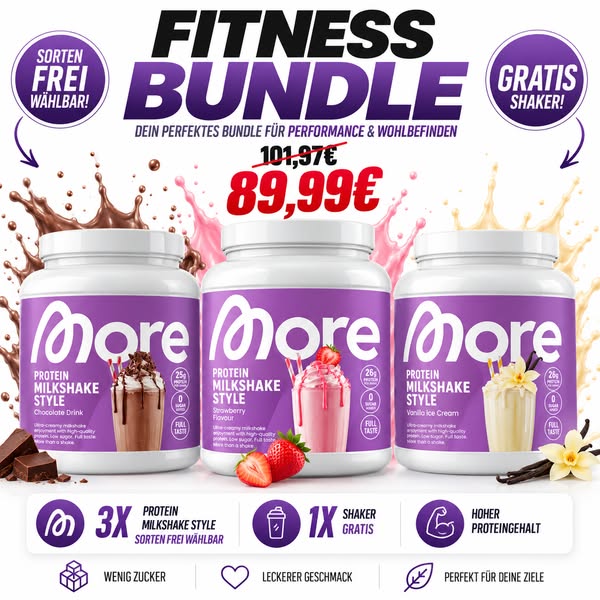 More Nutrition Protein – 3er Bundle (Sorten frei wählbar)
