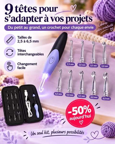 Crochetez dans n'importe quelle condition