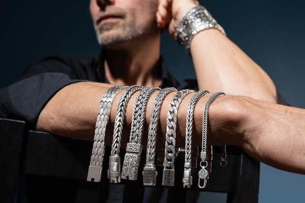 Men’s Sterling Silver Bracelets