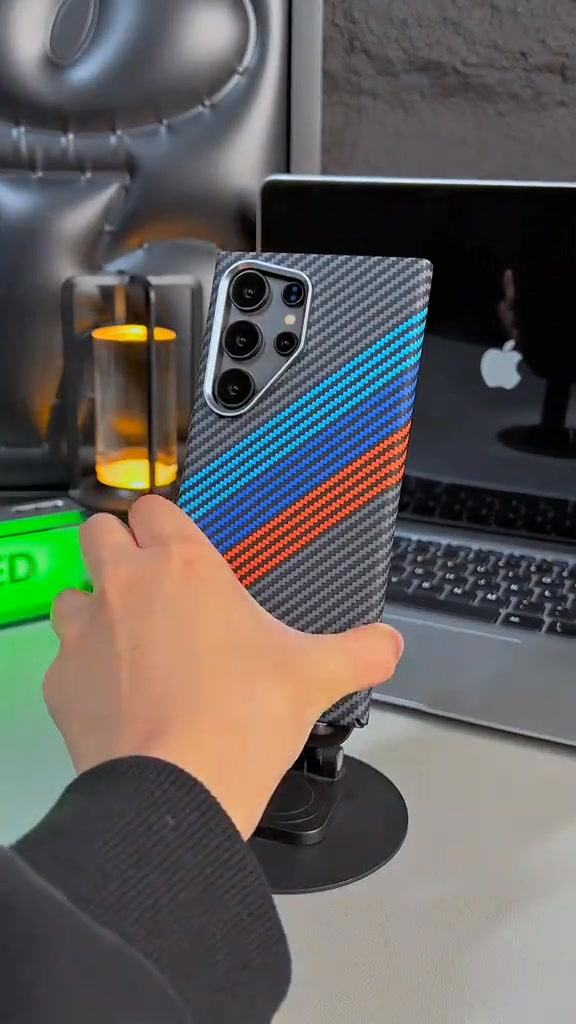 Kevlar Carbon Fiber MaSafe Case