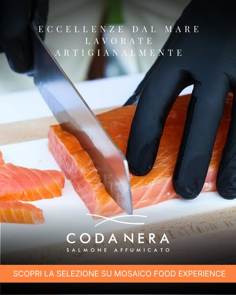Coda Nera Salmone Affumicato