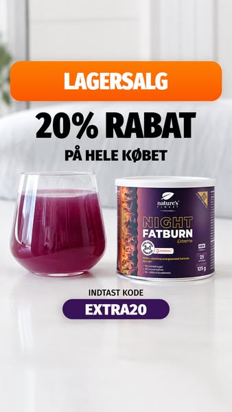 20 % RABAT UDLØBER