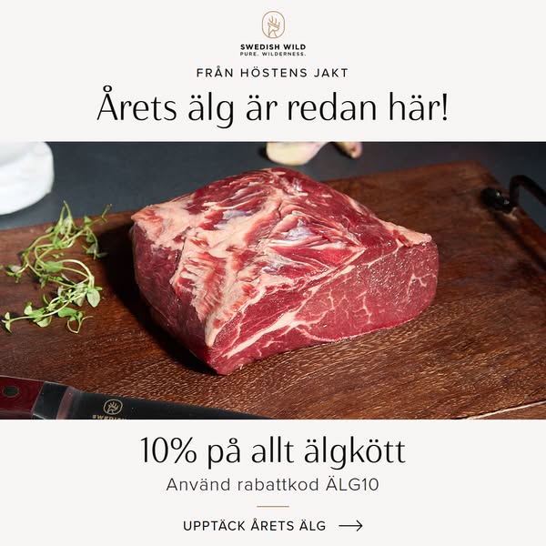 Årets älg är här – 10 % rabatt