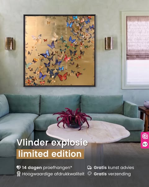 Limited edition met échte gouden glans