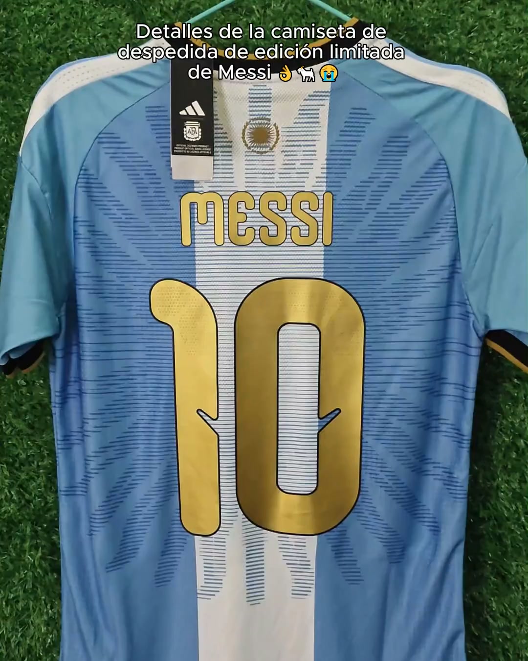 Último Tango: la camiseta de Messi
