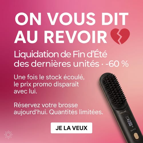 Fin de stock · -60 % · Dernière chance