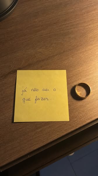 Quase pedi o divórcio por causa disto