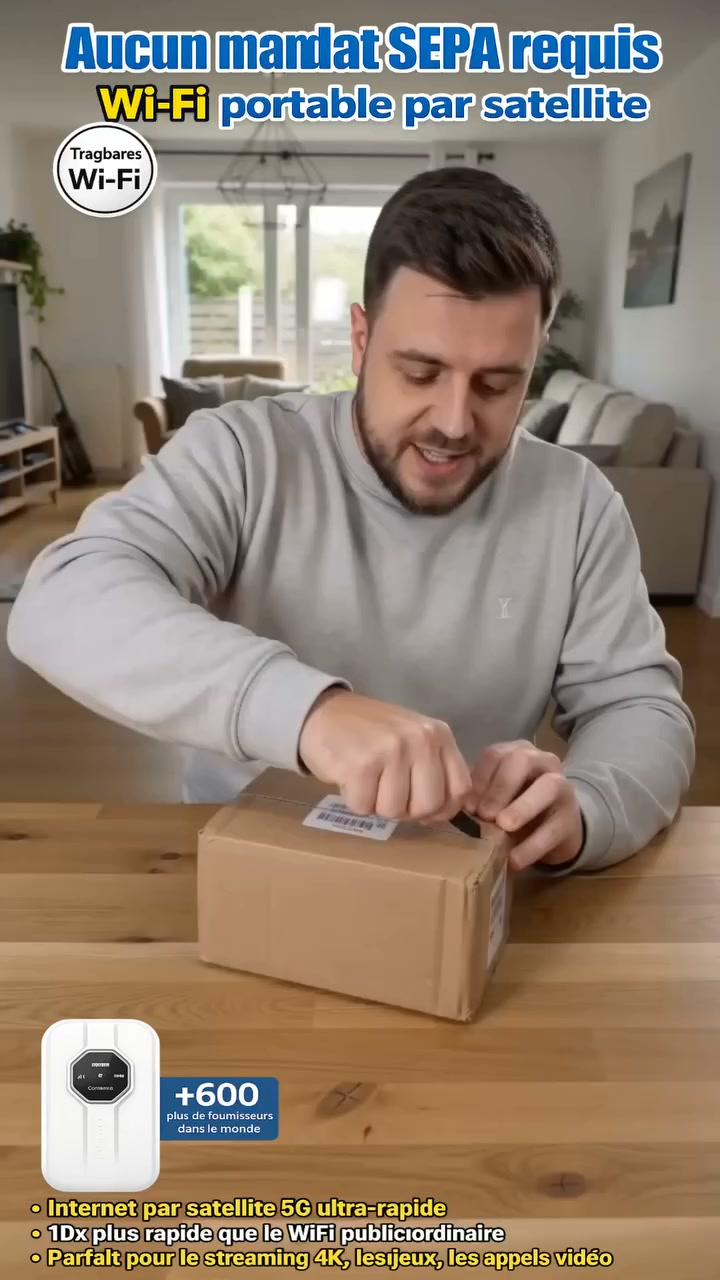 [Connectivité de niveau satellite] WiFi portable sans frontières