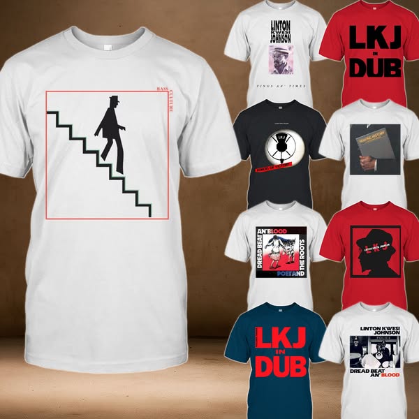 Linton Kwesi Johnson | Custom prints store | T-shirts, mugs, face masks, posters