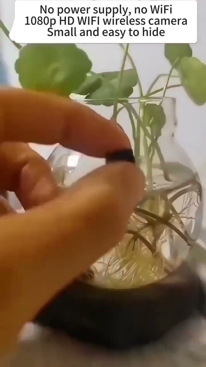 Mini telecamera wireless 1080P delle dimensioni di una moneta, installabile ovunque, monitoraggio remoto in tempo reale tramite smartphon