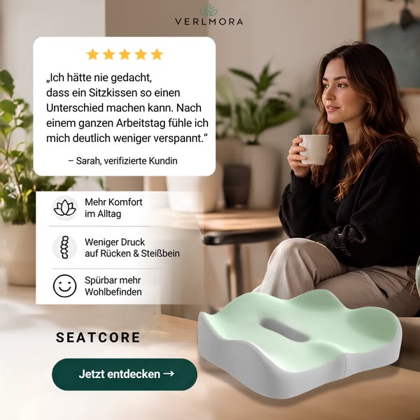 Rückenschmerzen beim Sitzen?