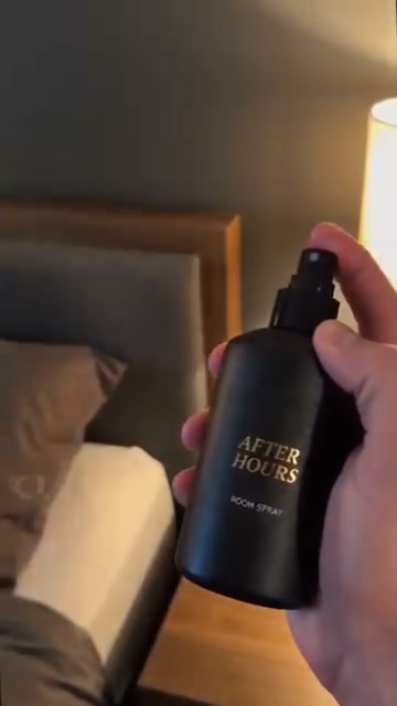 You spray it. She does the rest.