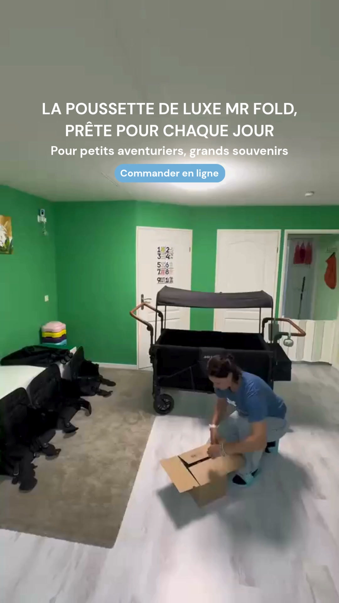 La poussette pour enfants qui peut tout affronter