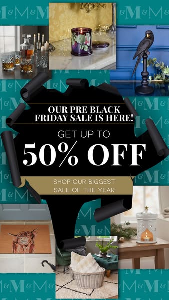 Our Pre-Black Friday Sale Is Here - Up to 50% Off Luxury Living