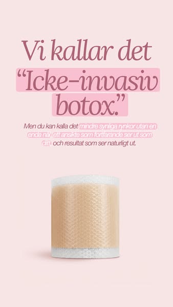Du behöver inte botox för att minska rynkor.
