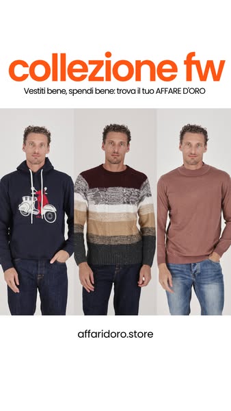 COLLEZIONE AUTUNNO/INVERNO IN OFFERTA LIMITATA AL -50%