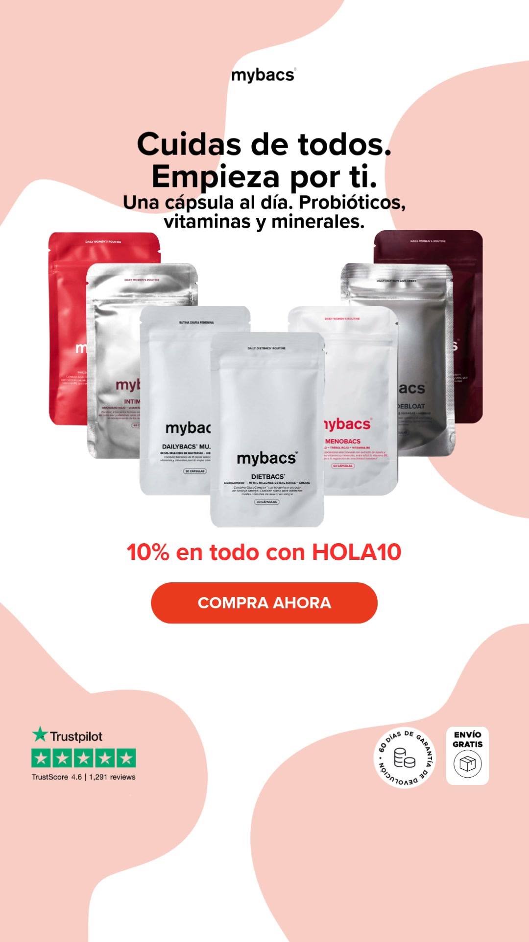 Dietbacs: Código -10% con HOLA10