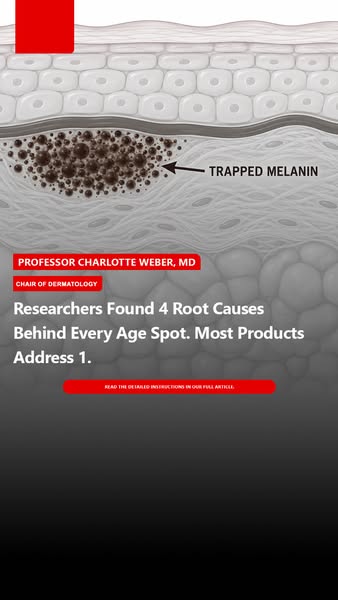 Researchers Found 4 Root Causes Behind Every Age Spot. Most Products Address 1.