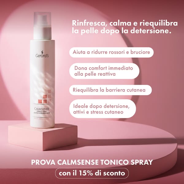 Il tonico spray per pelli sensibili e reattive