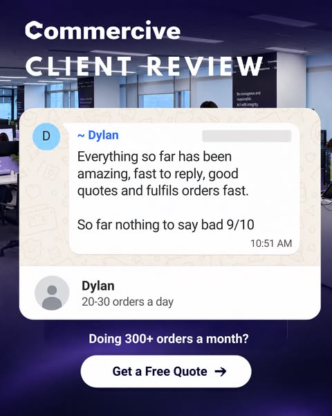 Get a Free Fulfillment Quote