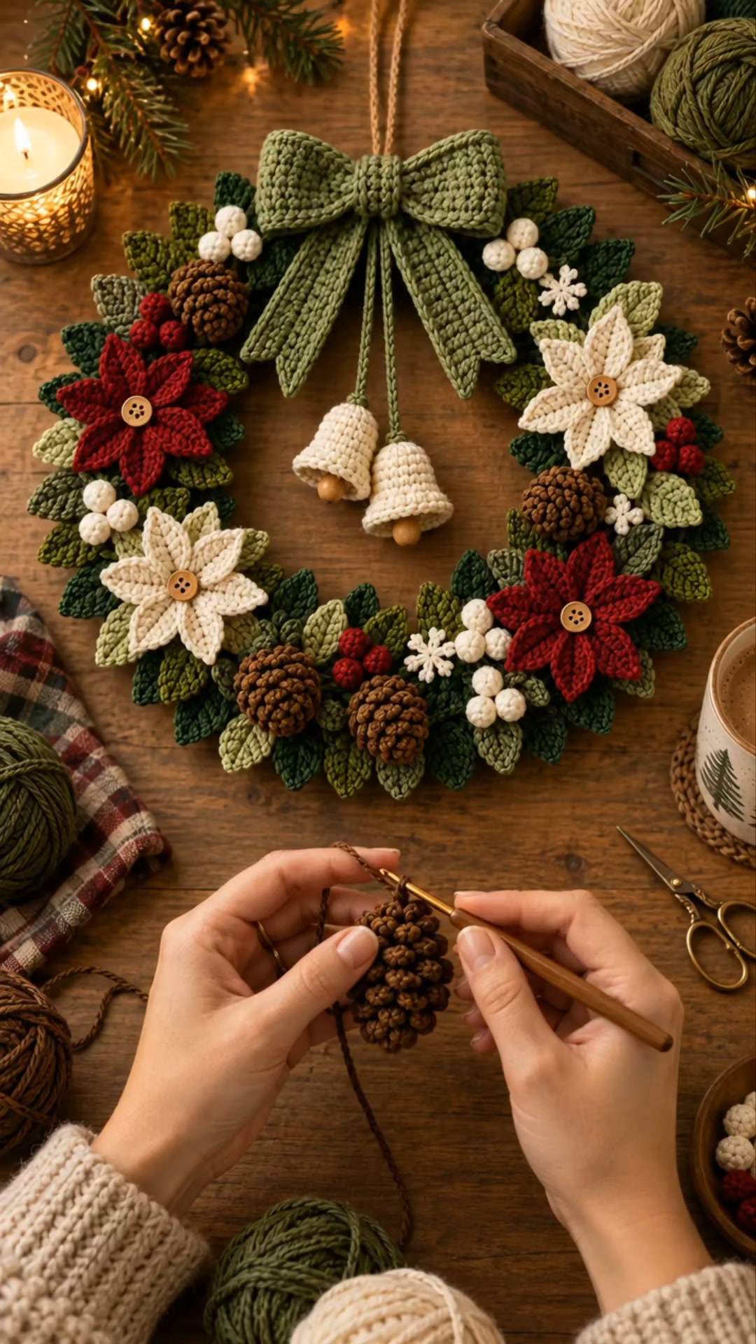 So Many Beautiful Details in One Wreath